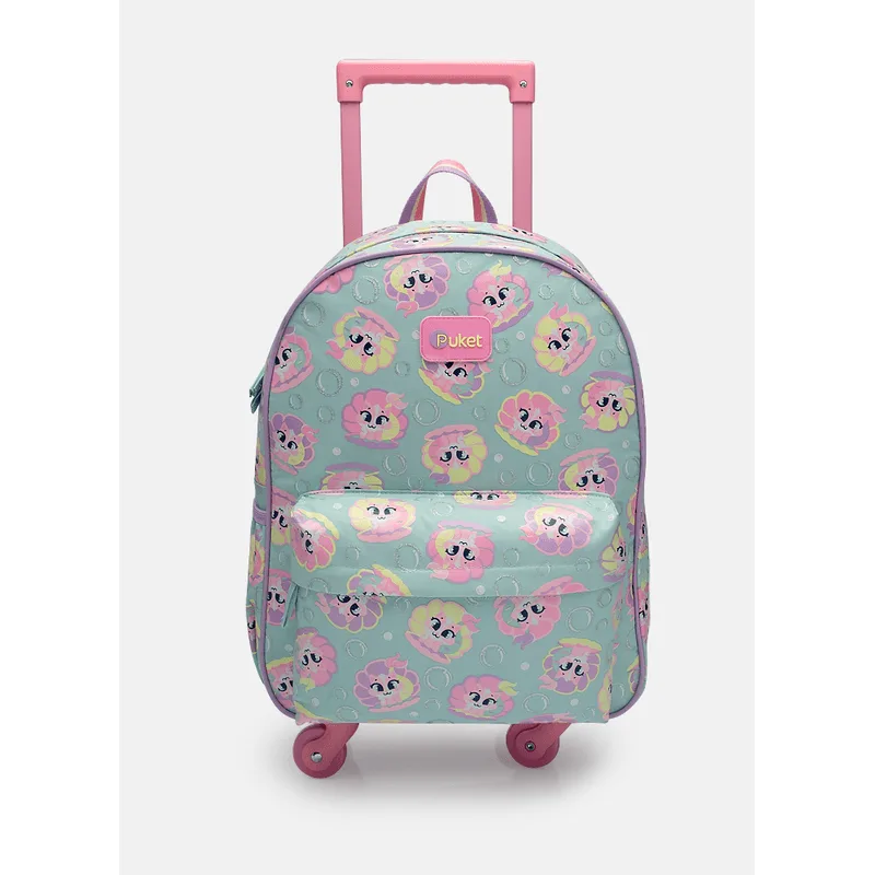 Mochila com Rodinha Média Gata Sereia UN