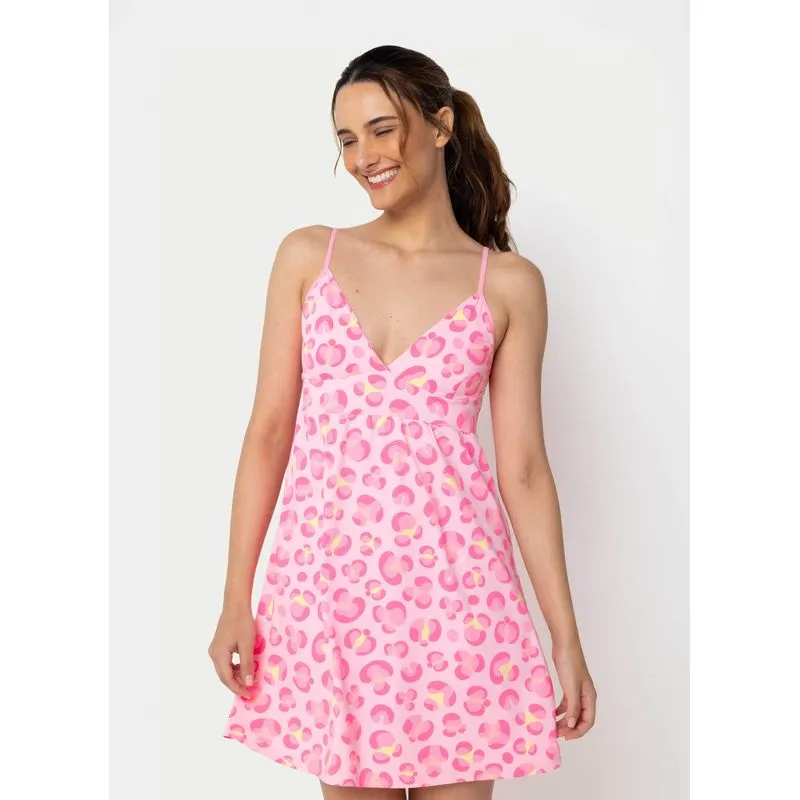 Camisola Regata Microfibra Feminina Gata Cereja PP