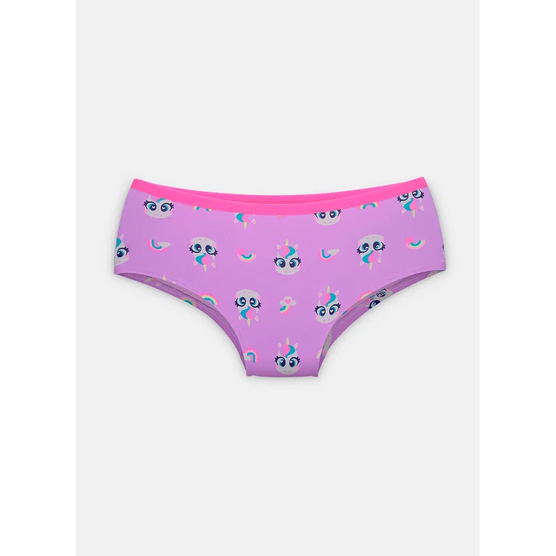 Calcinha Caleçon Microfibra Menina Teen Unicórnio 10
