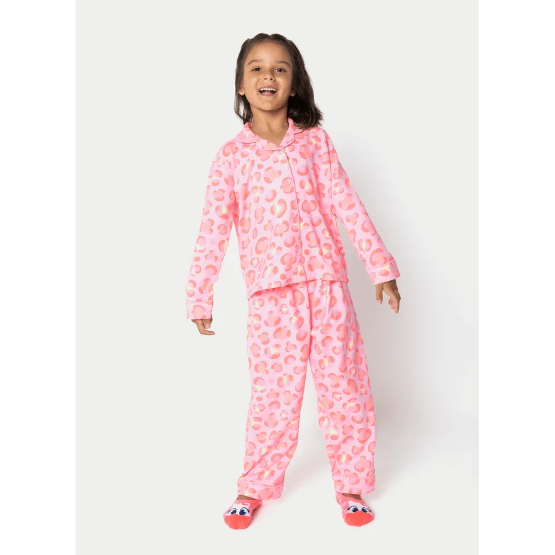 Pijama Manga Longa Viscolycra Menina Gata Cereja 4