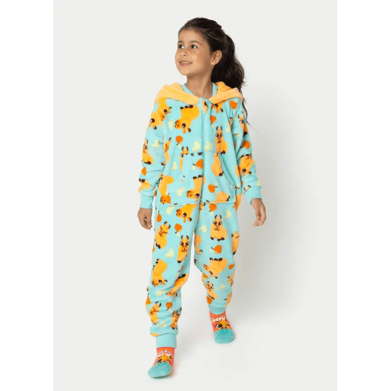 Macacão Manga Longa Soft Kids Unissex Capivara Vibes 6