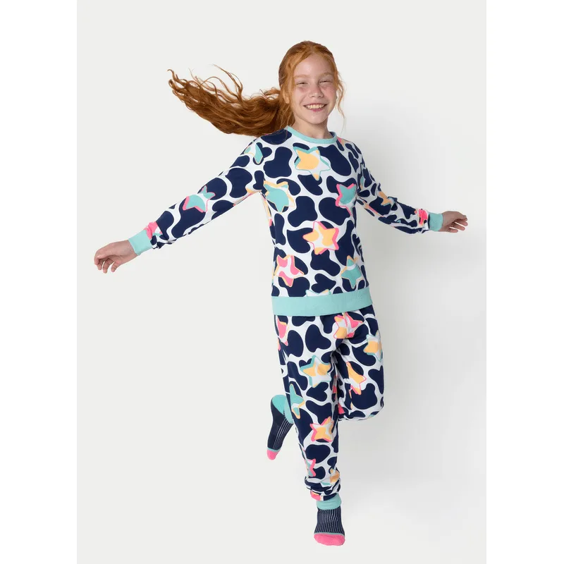 Pijama Manga Longa Moletinho Menina Teen Vaca Moosic 12