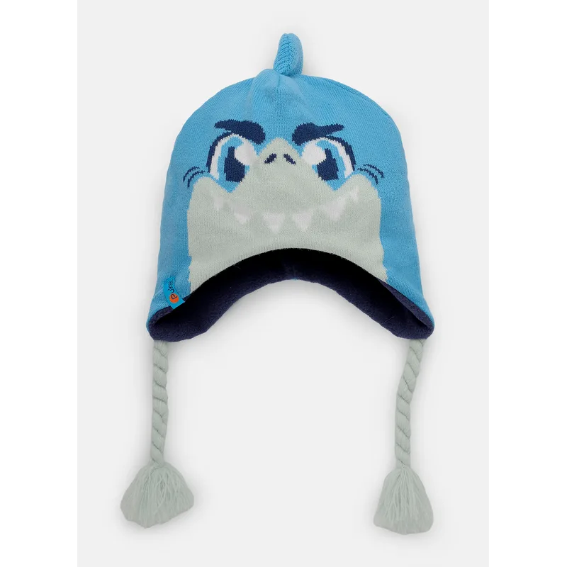 Gorro Bebê Menino Tubarão Futebol UN