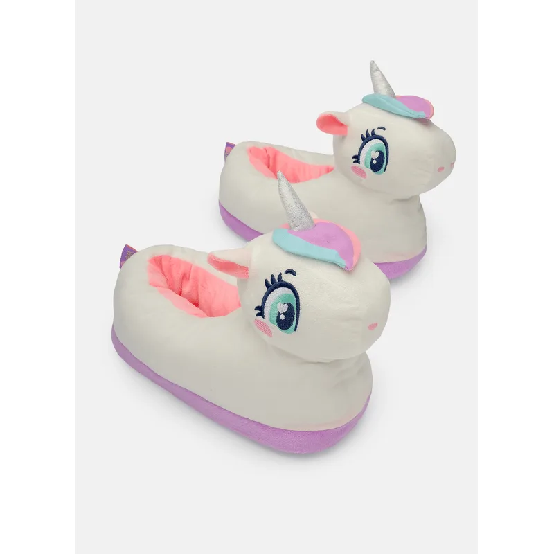 Pantufa Menina Teen Unicórnio Diamante 37 A 39