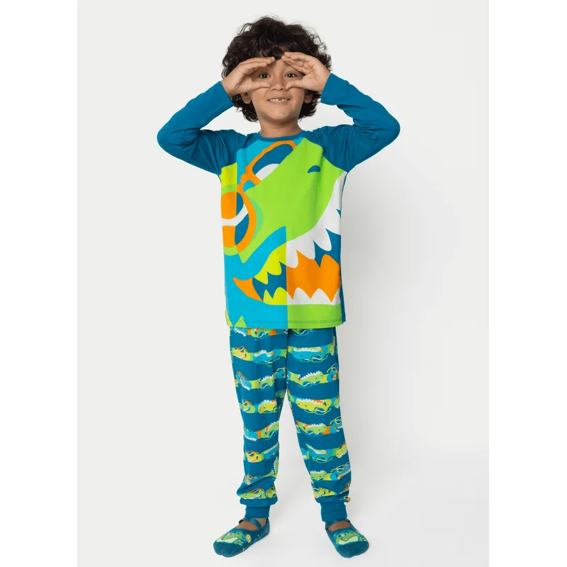 Pijama Manga Longa Viscolycra Menino Dino 4