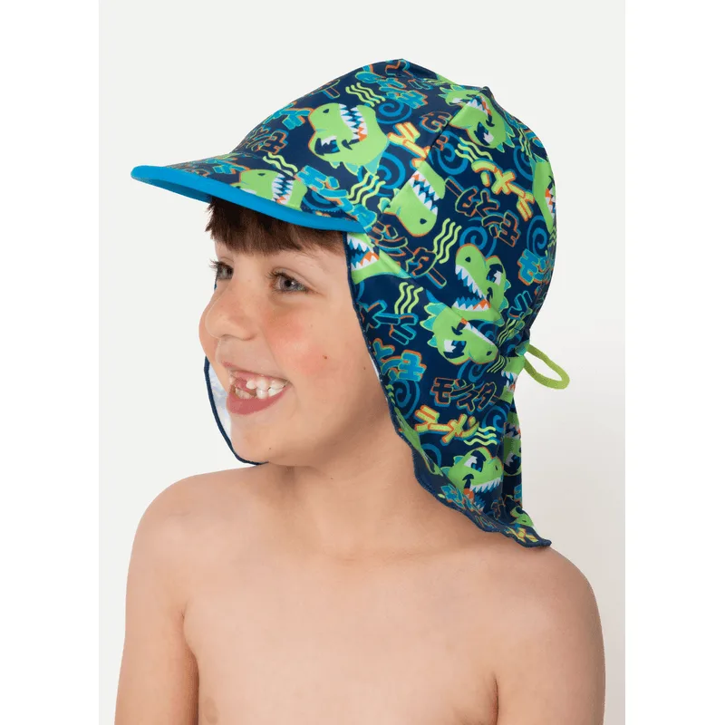 Chapéu Menino Com protetor Solar Dino 2A4