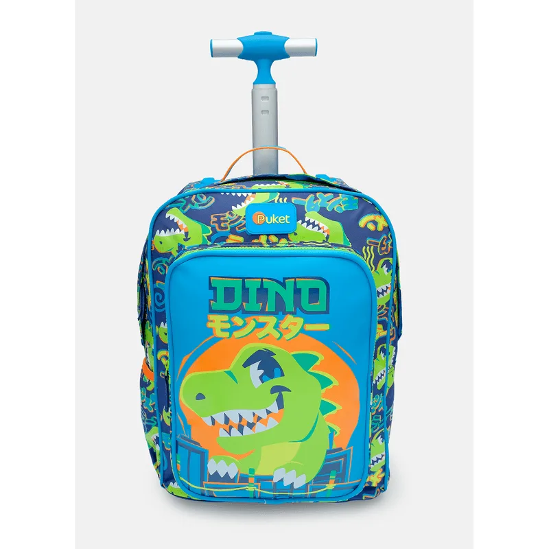 Mochila com Rodinha Pequena Dino Ramen UN