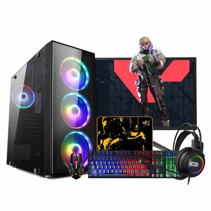 Pc Gamer Completo Ark Monitor 21,5 + Intel Core i7 860 8GB gt 730 4GB ssd 240GB Windows 10 Pro Combo Gamer