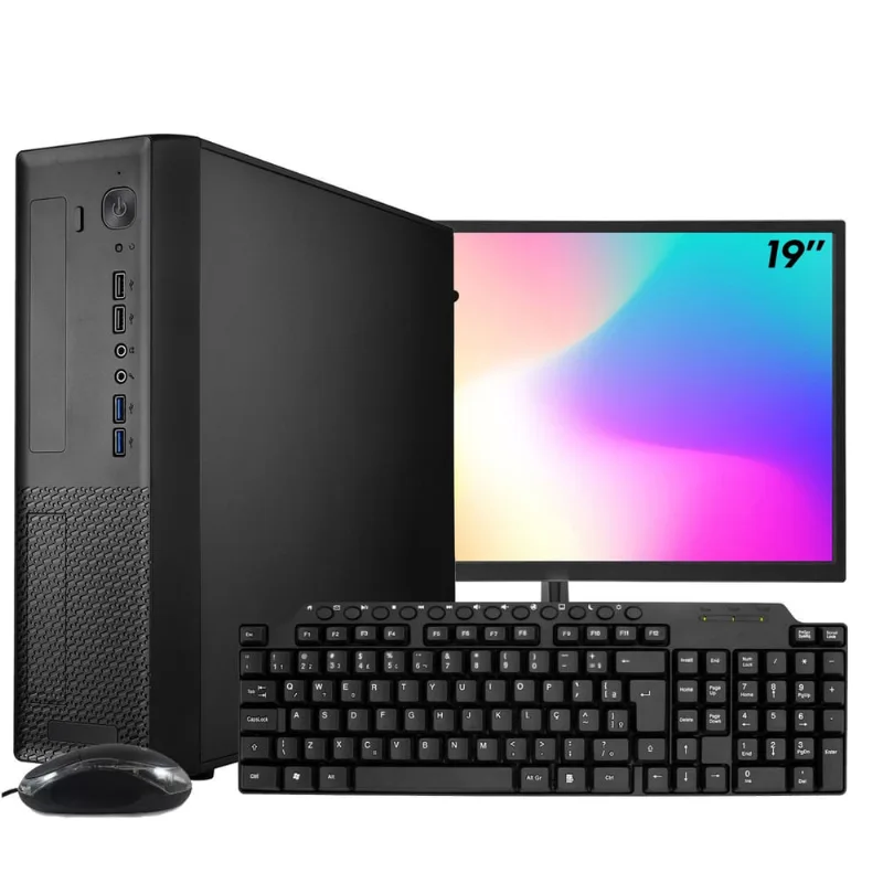 Computador completo sff slim ark, I5 650, 8GB, ssd 240GB, monitor 19, windows 11