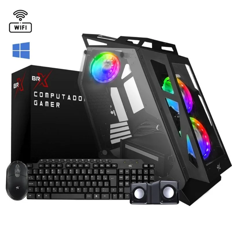 Pc Gamer I7 12700f 32Gb rtx 3070 8Gb ssd 480 Windows 10 Wi Fi Teclado e Mouse