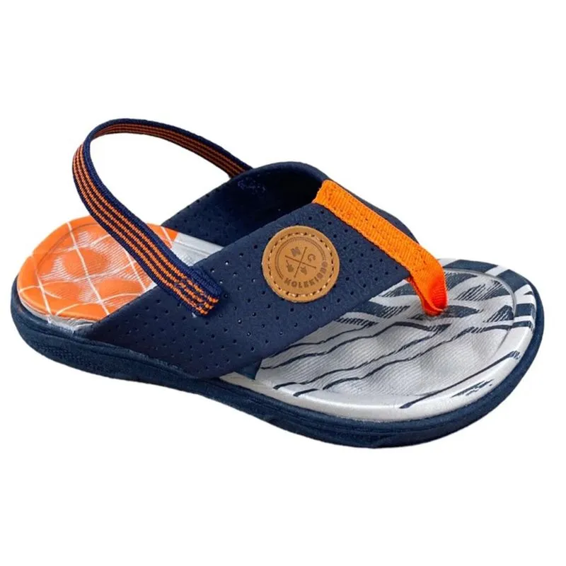 Chinelo Infantil Masculino Molekinho Com Elástico Conforto
