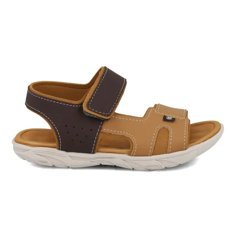 Sandália Papete Molekinho Infantil Caramelo Velcro 28