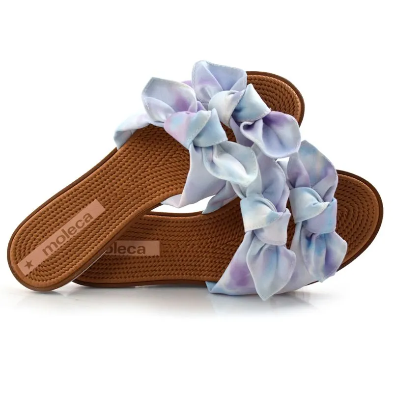 Tamanco Rasteira Feminino Moleca Roxo 5297424-21181 38