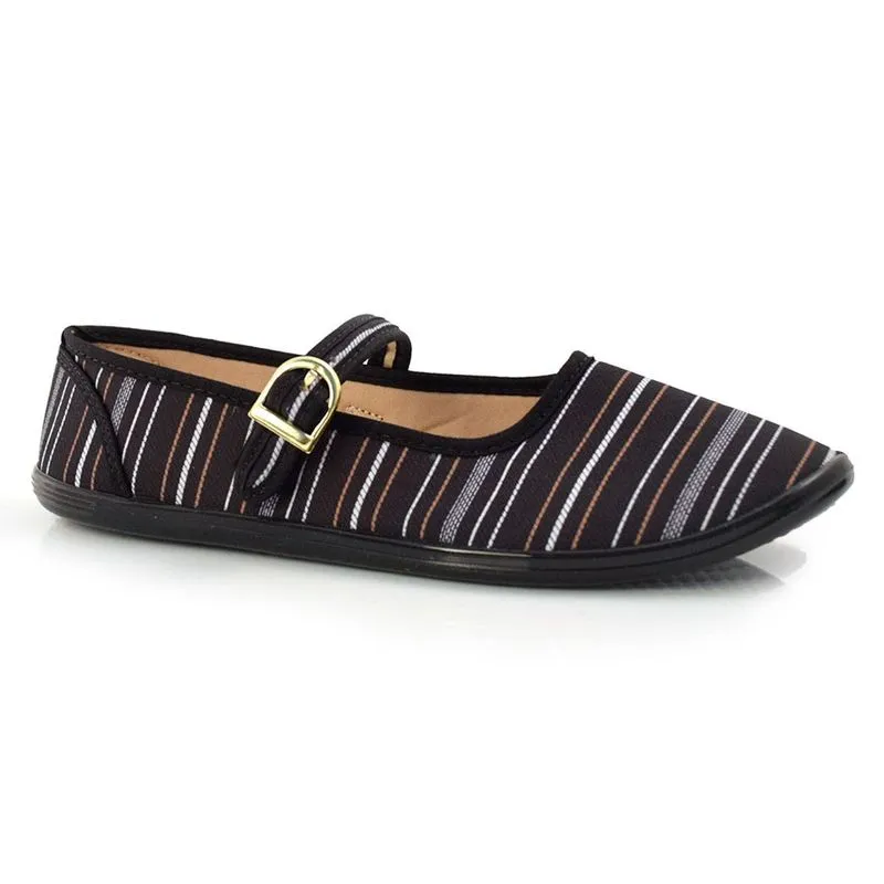 Sapatilha Feminina Moleca Preto 52075-21444 37