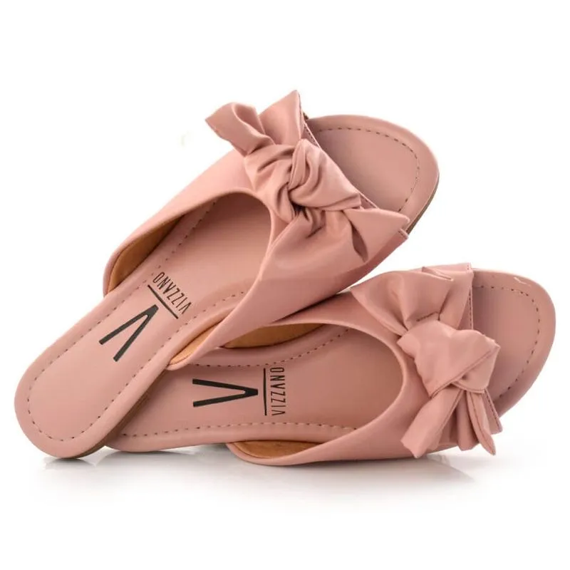 Tamanco Rasteira Feminino Vizzano Rosa 62351159-7286 34