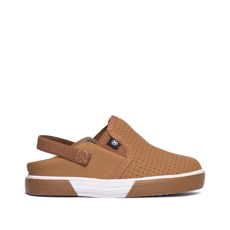 Mule Infantil Molekinho Napa Floather Caramelo - 24