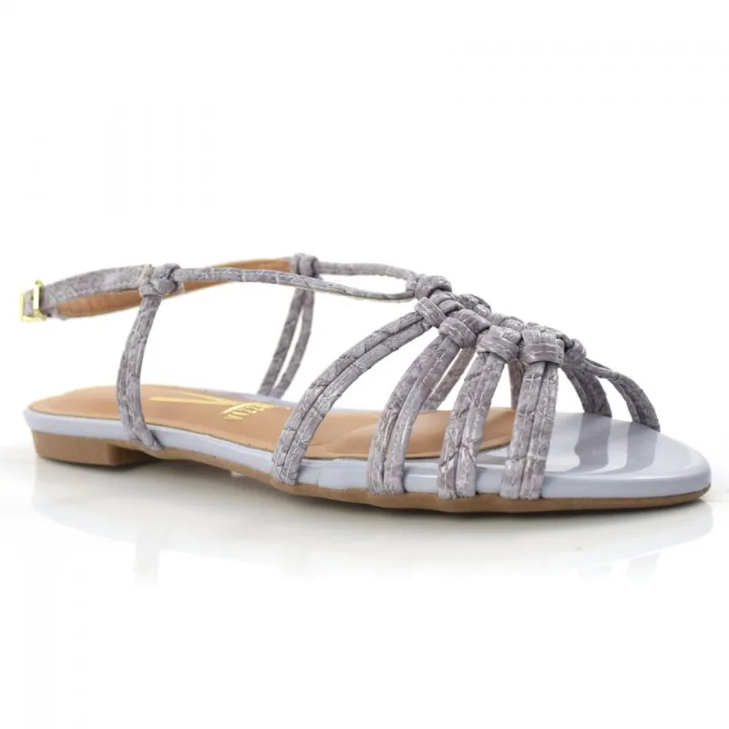 Sandália Rasteira Feminina Vizzano Azul 6377307-21819 39