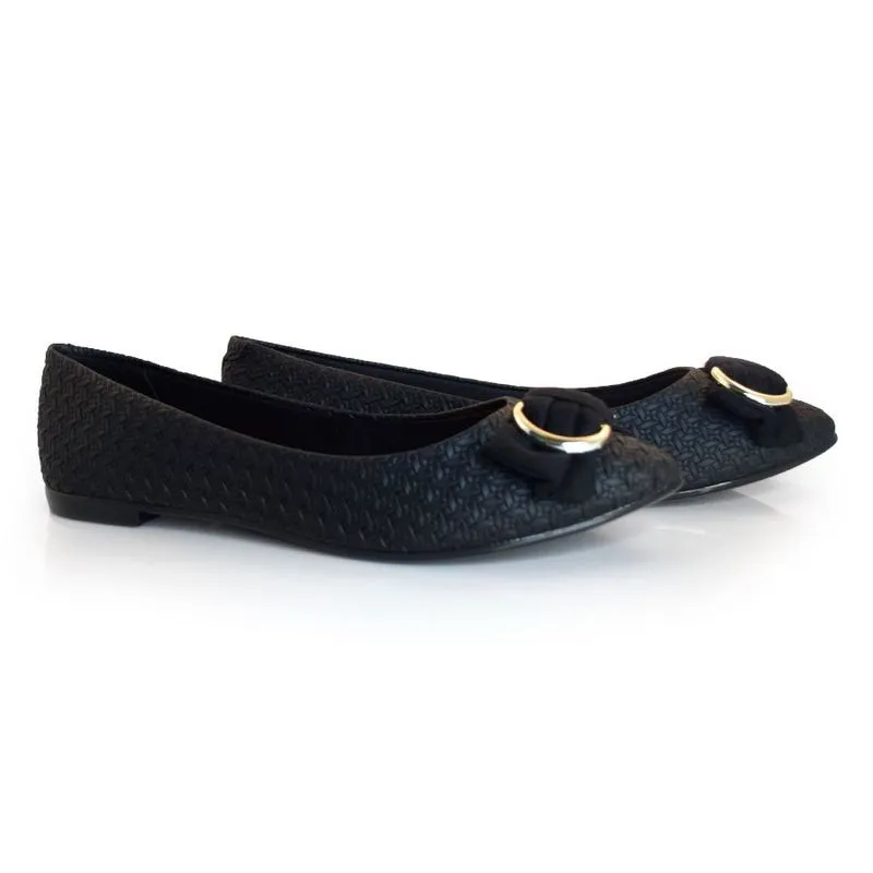 Sapatilha de Bico Fino Moleca Preto 5635149-21723 38