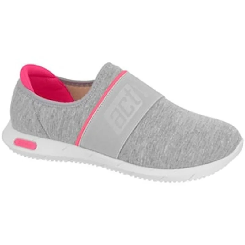 Tênis Feminino 4814-103 Actvitta - Cinza/Pink Neon Cinza 24