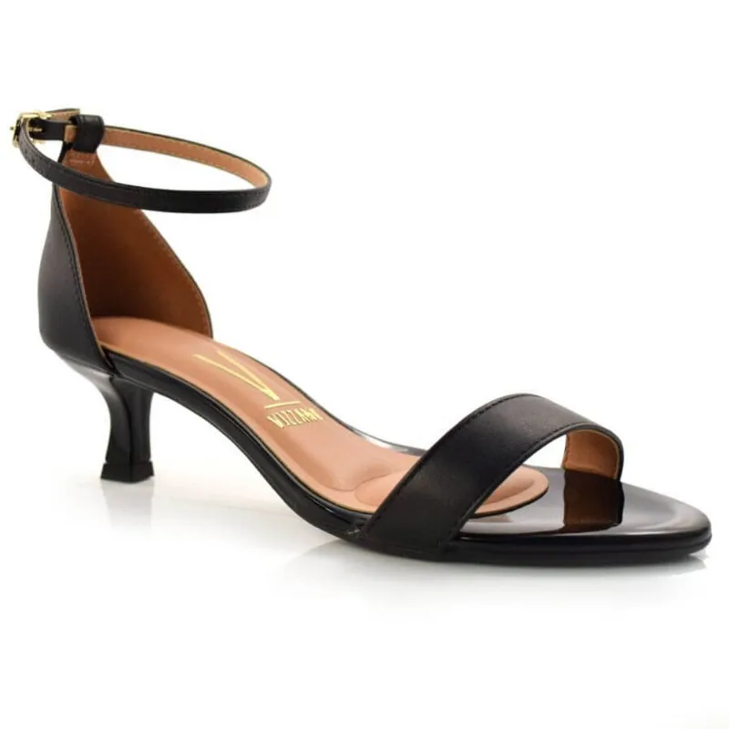 Sandália de Salto Feminina Vizzano Preto 6449100-14174 35