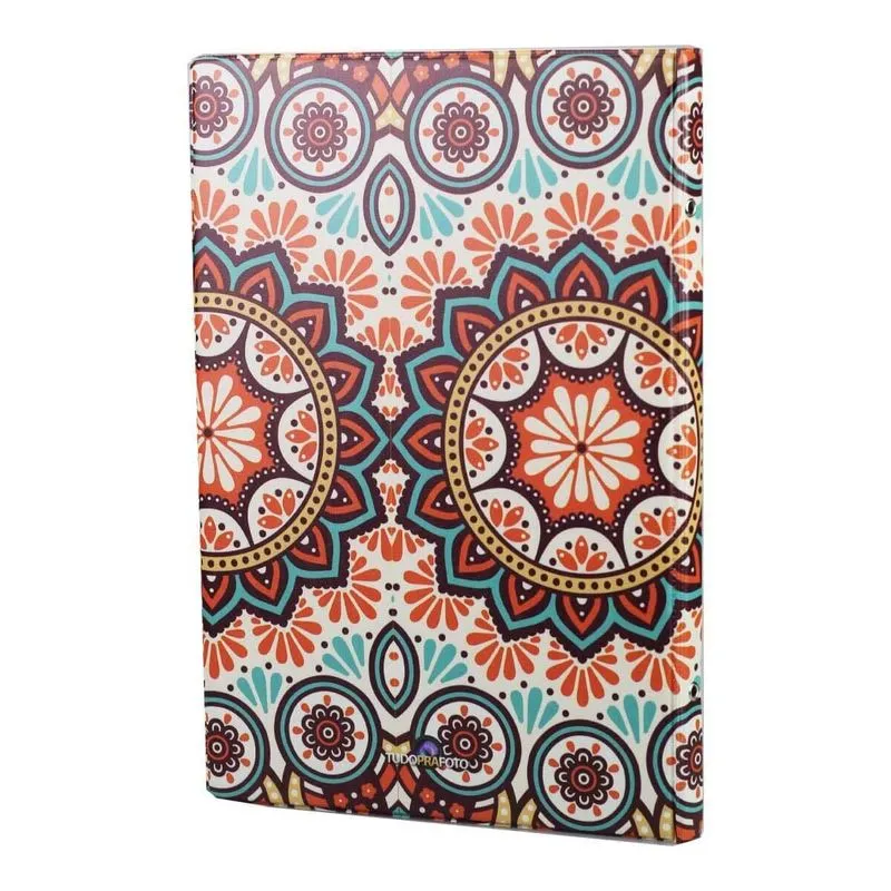 Álbum De Fotos Criativo Mandala 20x30 Para 80 Fotos