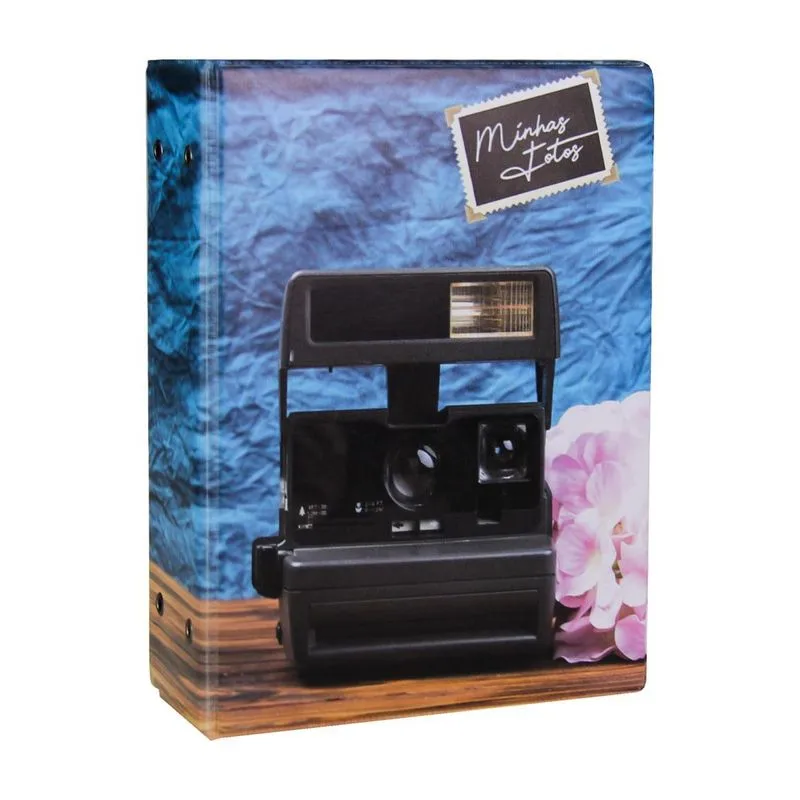 Álbum De Fotos Retrô Câmera Instantânea Para 500 Fotos 10x15