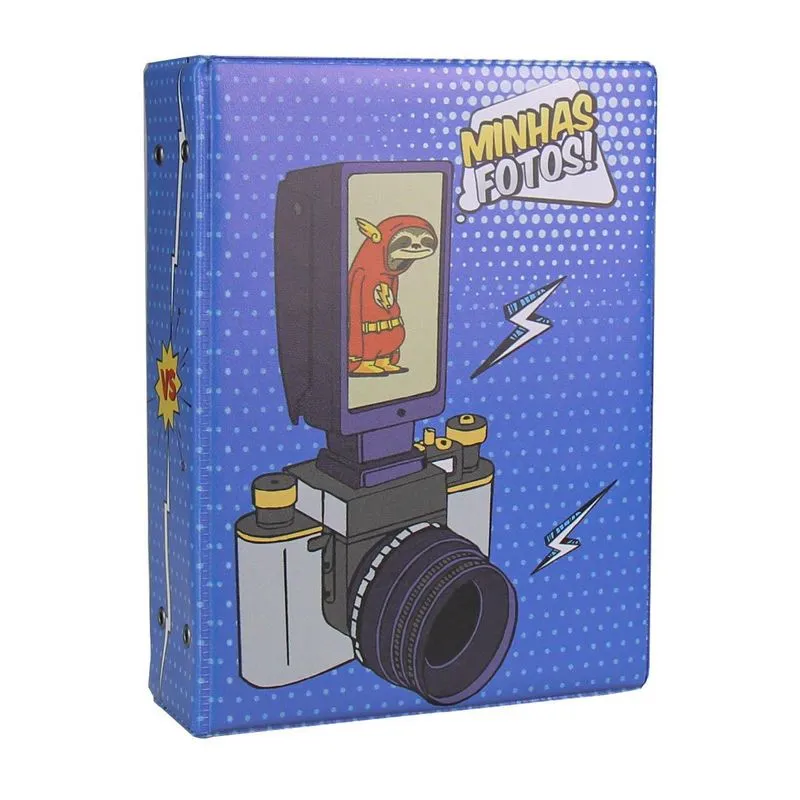 Álbum De Fotos Flash Preguiça 10x15 Para 500 Fotos