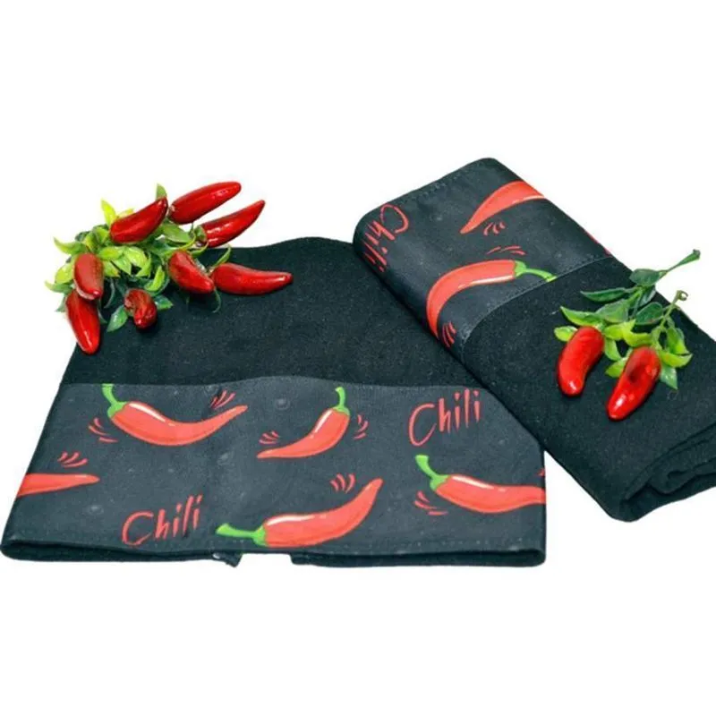 Kit Pano De Pratos Com 2 Pçs Black - Chili