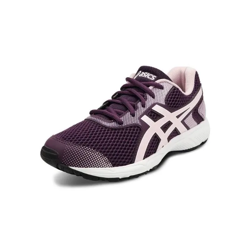 Tênis asics buzz 4 gs-infantil-deep plum/white