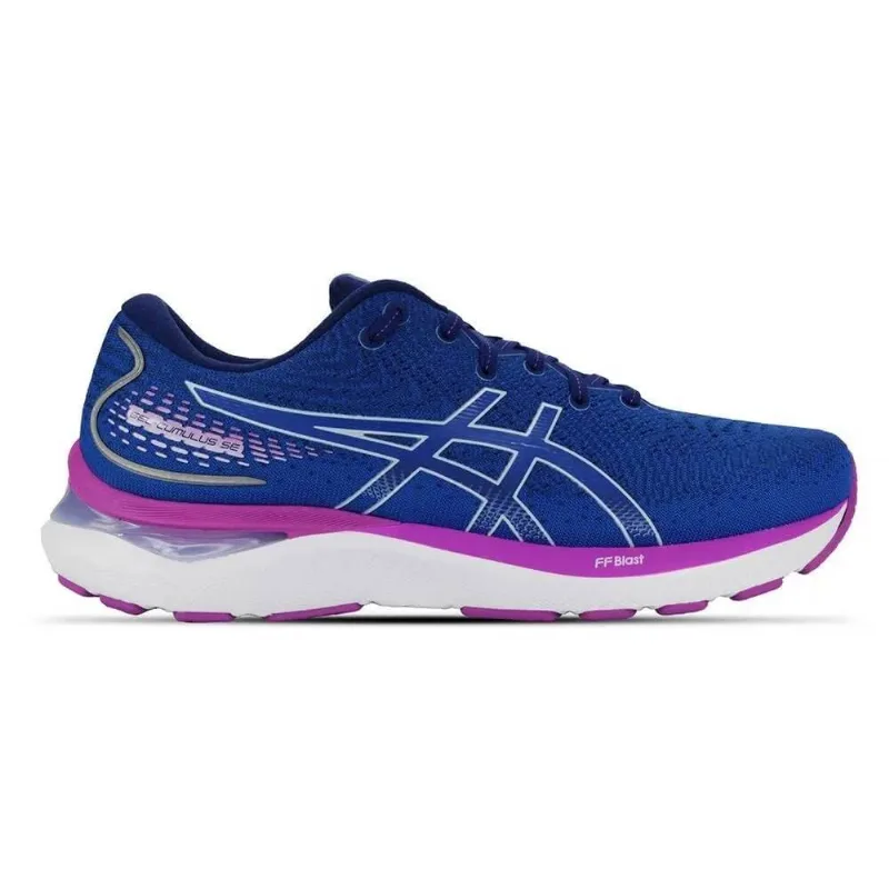 Tênis Asics Gel-Cumulus 24 SE Feminino - Azul e Rosa 36