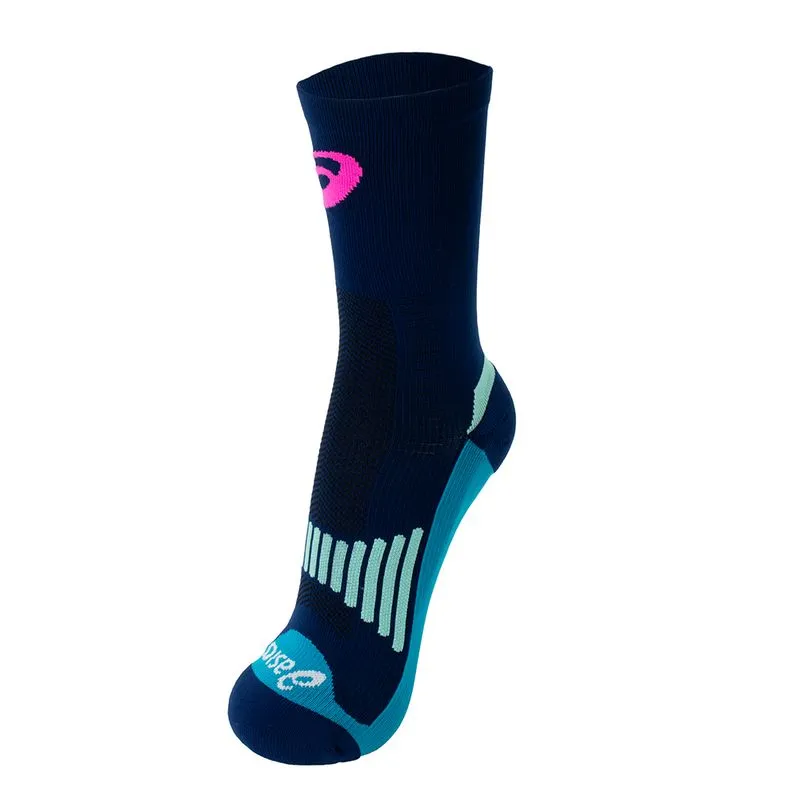 Meia ASICS - Unissex - Azul/Rosa - tam: 39/43