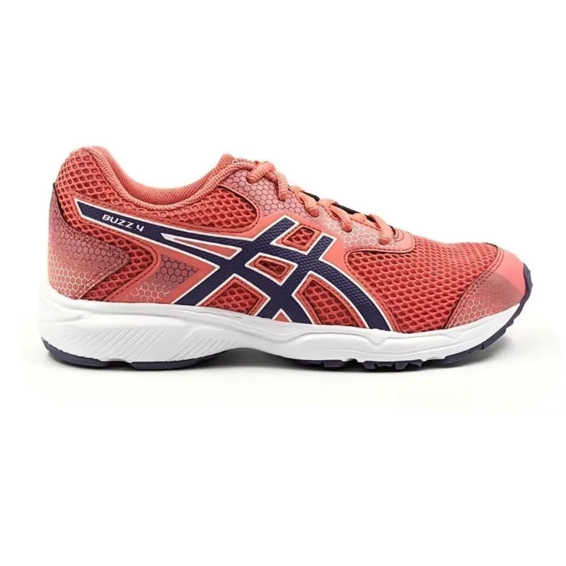 Tênis Asics Buzz 4 Papaya White-Infantil