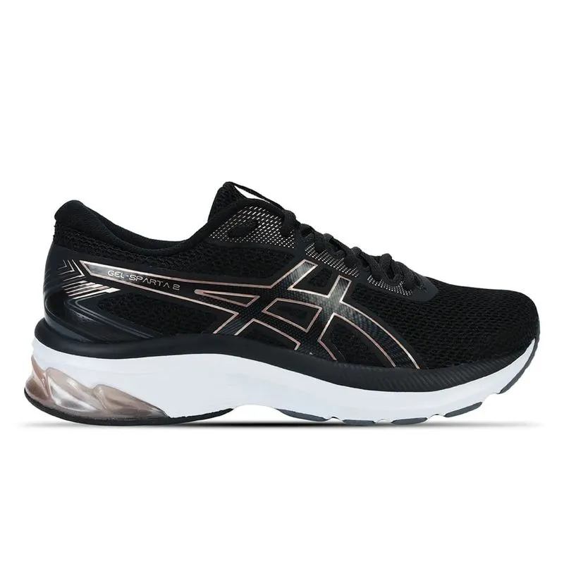 Tênis Esportivo Asics Gel-Sparta 2 Preto e Rosê Feminino 40