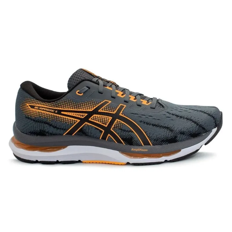 Tênis Asics Gel-Hypersonic 5 - Masculino - Cinza-Laranja - Asics