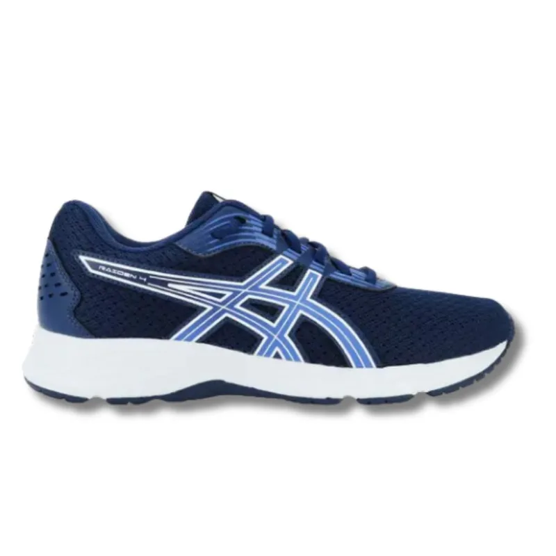 Tênis Feminino Asics Raiden 4 Original Treino Lançamento 34 / Azul Marinho