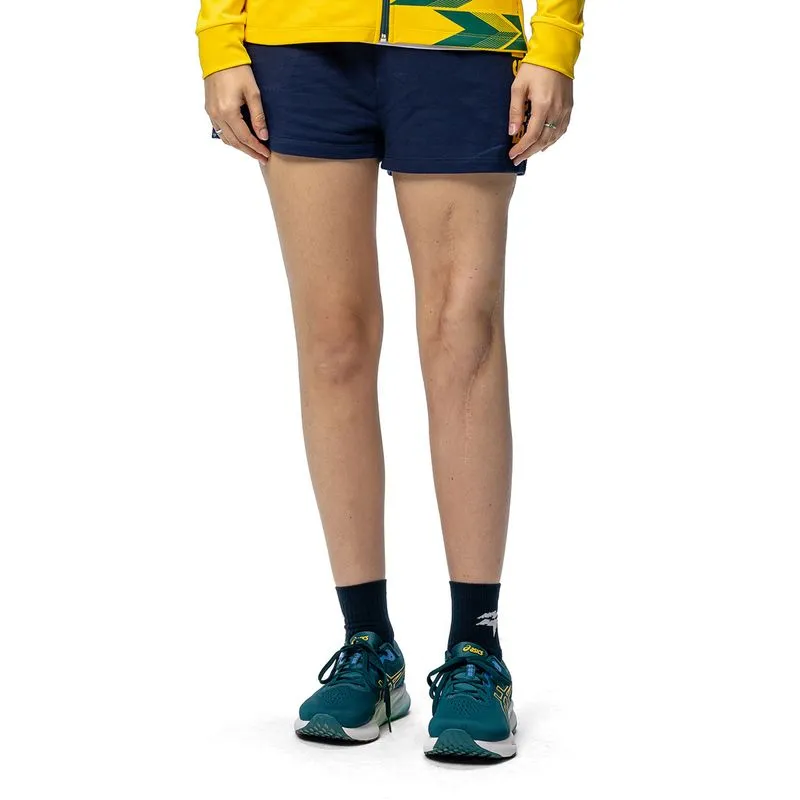 Bermuda Moletom ASICS CPB Oficial - Unissex - Azul - tam: M