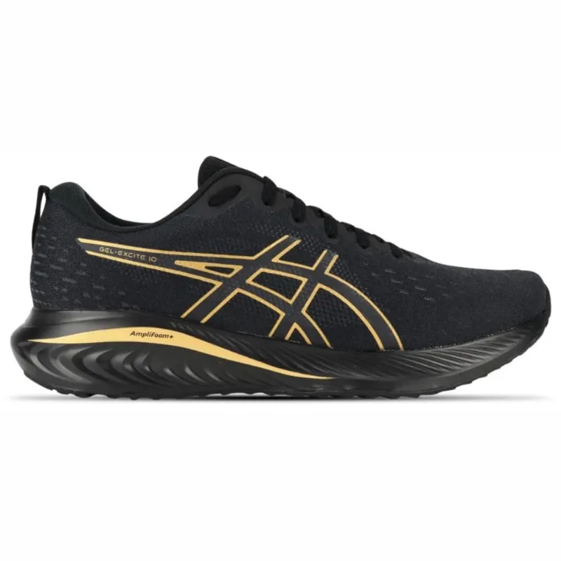 Tênis Asics Gel Excite 10 Masculino Preto Dourado - Asics