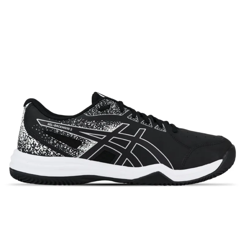 Tênis ASICS Gel-Backhand 2 Saibro - Masculino - Preto/Prata - tam: 40