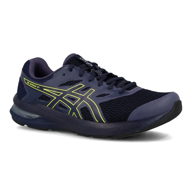 Tênis Asics Gel-Shogun ST Masculino Azul Marinho AZUL MARINHO/AMARELO - 38