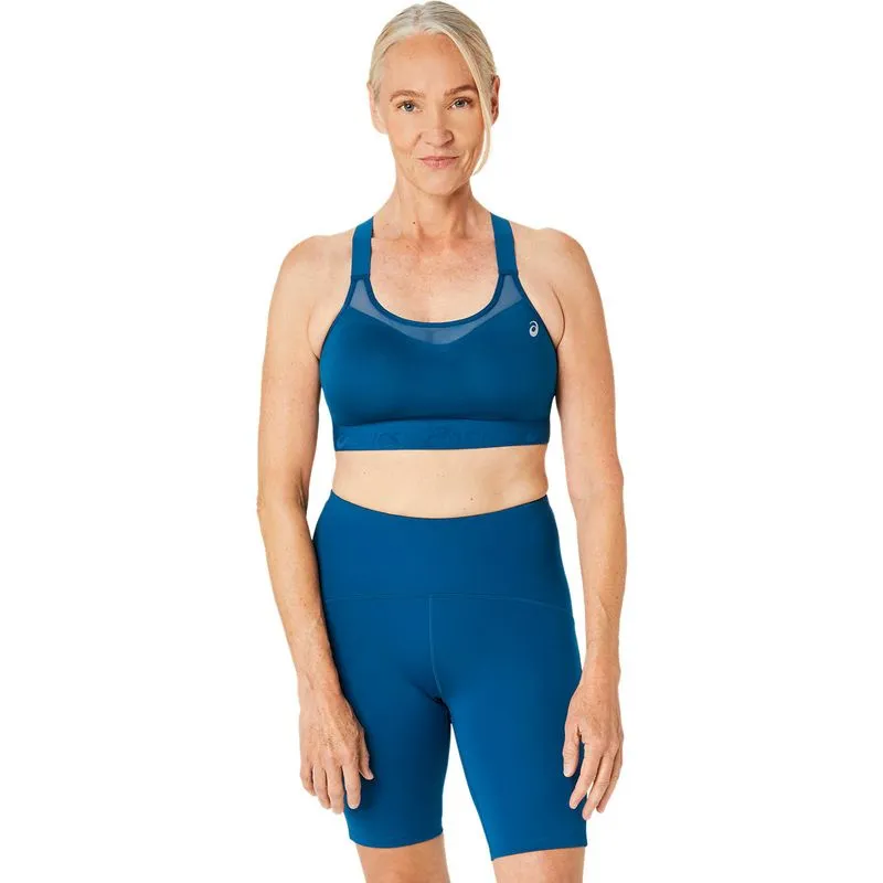Road Combination - Azul Top ASICS - Feminino - Azul - tam: 2G