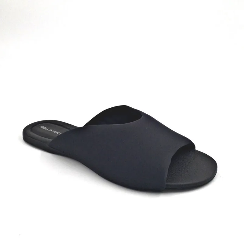 Chinelo Slide Dalla Vecchia Tamanho Especial Preto 319