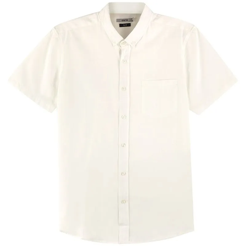 Camisa Enfim Slim Manga Curta