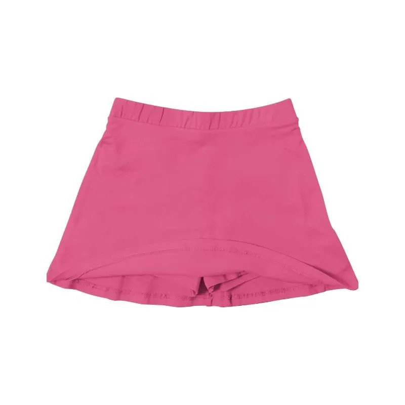 Short Saia Algodão Malwee kids juvenil Menina verão 12/18 - 1000076635-ROSA.MEDIO-18