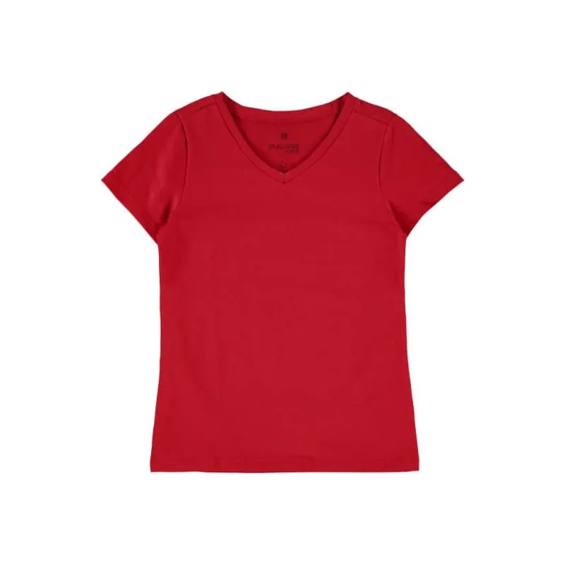 Blusa Juvenil Menina Verão Malwee Kids 12/18 - 1000086763-VERMELHO ES-18