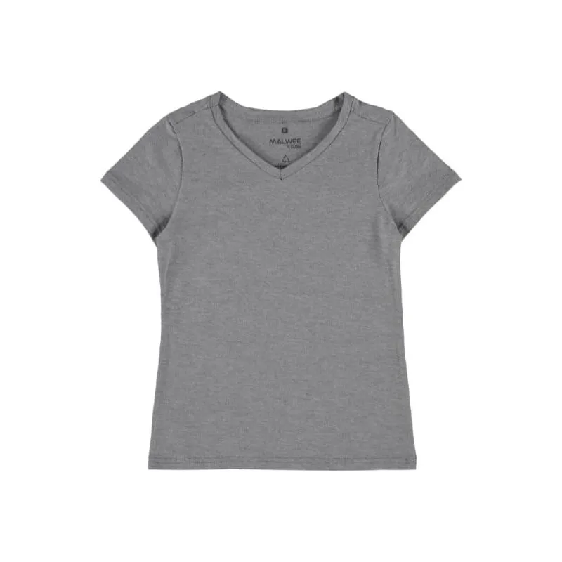 Blusa Juvenil Menina Verão Malwee Kids 12/18 - 1000086763-CINZA MEDIO-14
