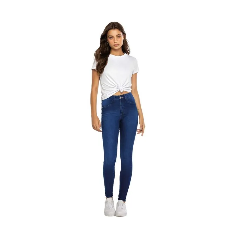 Calca Jeans Escuro Enfim Skinny