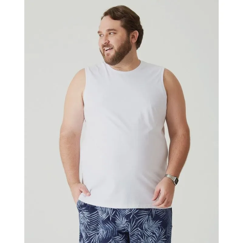 Regata Básica Masculina Plus Size Malwee