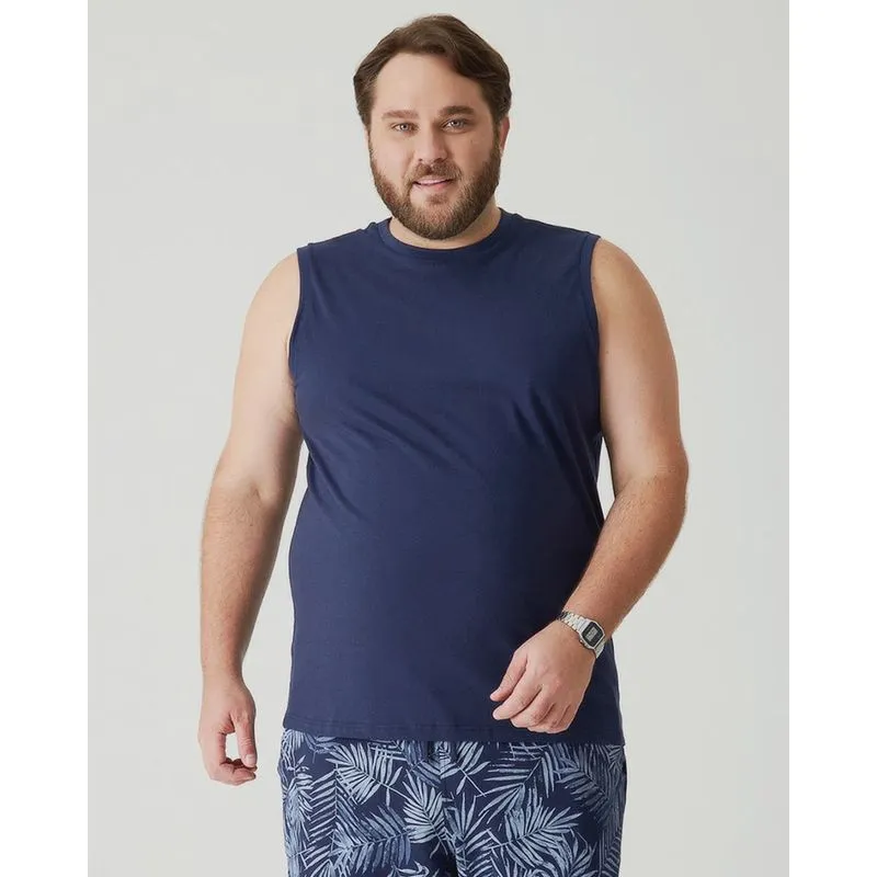 Regata Básica Masculina Plus Size Malwee
