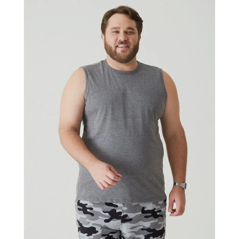 Regata Básica Masculina Plus Size Malwee