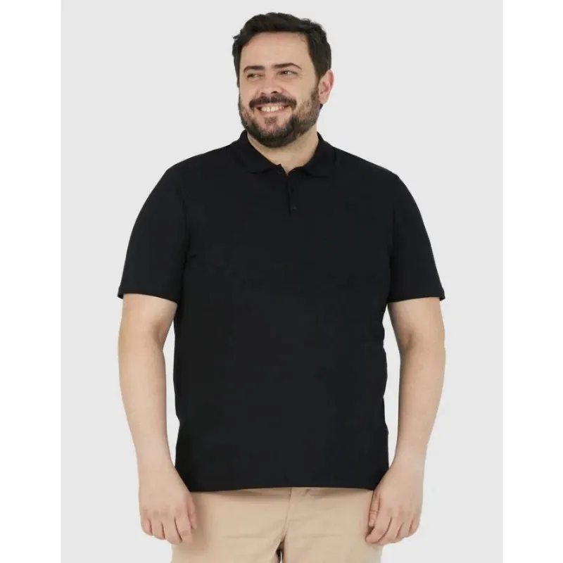 Camisa Polo Piquet Malwee Masculina Plus Size